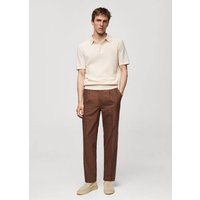 Bundfaltenhose aus Lyocell mit Baumwolle Bundfaltenhose aus Lyocell mit Baumwolle von mango man