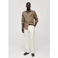 Classic-Fit-Hemd aus 100 % Leinen von mango man