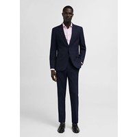 Feingestreiftes Slim Fit-Oberhemd aus Twill von mango man