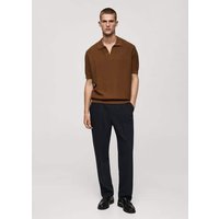 Feinstrick-Poloshirt aus Baumwolle von mango man