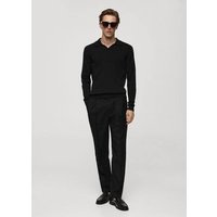 Feinstrick-Poloshirt mit Rippmuster von mango man