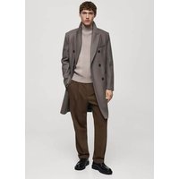 Fließende Regular Fit-Bundfaltenhose von mango man