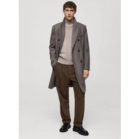 Fließende Regular Fit-Bundfaltenhose von mango man