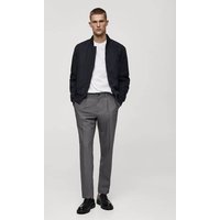 Fließende Regular Fit-Bundfaltenhose von mango man