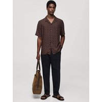 Fließendes Regular Fit-Hemd mit Motiv Fließendes Regular Fit-Hemd mit Motiv von mango man