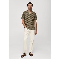 Fließendes Regular Fit-Hemd mit Muster Fließendes Regular Fit-Hemd mit Muster von mango man