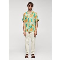 Fließendes Regular-Fit-Printhemd Fließendes Regular-Fit-Printhemd von mango man