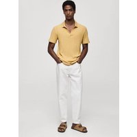 Geripptes Regular-Fit-Poloshirt aus Baumwolle Geripptes Regular-Fit-Poloshirt aus Baumwolle von mango man