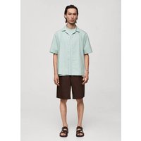 Hemd aus 100 % Baumwolle mit Bowling-Kragen Hemd aus 100 % Baumwolle mit Bowling-Kragen von mango man
