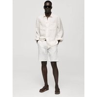 Gestreiftes Regular Fit-Hemd aus 100 % Gestreiftes Regular Fit-Hemd aus 100 % von mango man