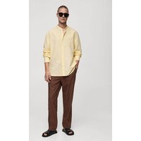 Classic Fit-Leinenhemd von mango man