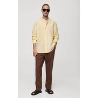 Classic Fit-Leinenhemd von mango man