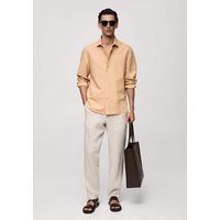 Classic Fit-Leinenhemd von mango man