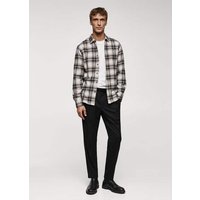 Kariertes Regular Fit-Hemd aus Flanell von mango man