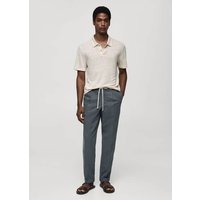 Slim-Fit-Hose aus Leinengemisch mit Kordel von mango man