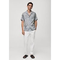 Hemd aus 100 % Baumwolle mit Blumenprint Hemd aus 100 % Baumwolle mit Blumenprint von mango man