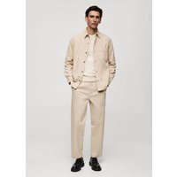 Jeans-Overshirt mit Tasche Jeans-Overshirt mit Tasche von mango man