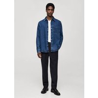 Jeans-Overshirt mit Tasche Jeans-Overshirt mit Tasche von mango man