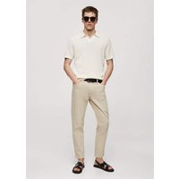 Strukturiertes Strick-Poloshirt Strukturiertes Strick-Poloshirt von mango man