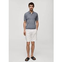 Kurzärmliges Strick-Poloshirt von mango man