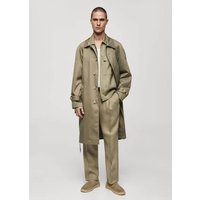 Baumwoll-Trenchcoat mit Gürtel von mango man