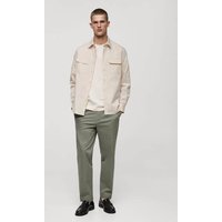 Overshirt aus Baumwoll-Twill mit Taschen von mango man