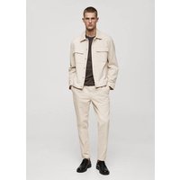 Overshirt aus Baumwoll-Twill mit Taschen Overshirt aus Baumwoll-Twill mit Taschen von mango man