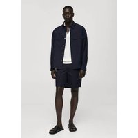 Overshirt aus Tencel-Leinenmischung mit Taschen Overshirt aus Tencel-Leinenmischung mit Taschen von mango man