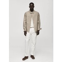 Overshirt aus 100 % Baumwoll-Popeline Overshirt aus 100 % Baumwoll-Popeline von mango man
