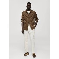 Overshirt mit Wildleder-Effekt und Taschen Overshirt mit Wildleder-Effekt und Taschen von mango man
