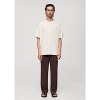 Oversized-T-Shirt aus 100 % Baumwolle von mango man