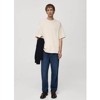 Oversized-T-Shirt aus 100 % Baumwolle von mango man