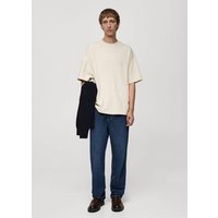 Oversized-T-Shirt aus 100 % Baumwolle von mango man