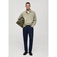 Polo-Sweatshirt aus Baumwolle Polo-Sweatshirt aus Baumwolle von mango man