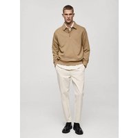 Polo-Sweatshirt aus Baumwolle von mango man