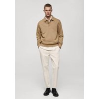 Polo-Sweatshirt aus Baumwolle von mango man