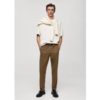 Regular Fit-Baumwollhose von mango man