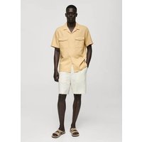 Regular Fit-Hemd aus Leinen mit Baumwolle Regular Fit-Hemd aus Leinen mit Baumwolle von mango man