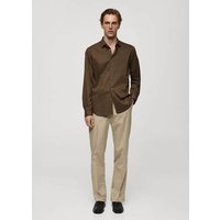 Regular Fit-Hemd aus Stretch-Baumwolle Regular Fit-Hemd aus Stretch-Baumwolle von mango man