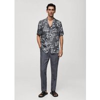 Regular Fit-Hemd mit Hawaiiprint von mango man