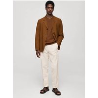 Regular Fit-Hose aus Baumwolle mit Tencel von mango man