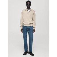 Straight-Fit-Jeans mit dunkler Waschung von mango man