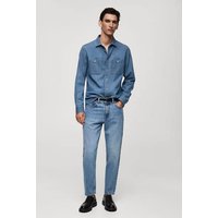 Regular Fit-Jeans-Overshirt mit Taschen von mango man