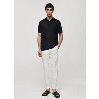 Regular-Fit-Poloshirt mit Lochmuster Regular-Fit-Poloshirt mit Lochmuster von mango man