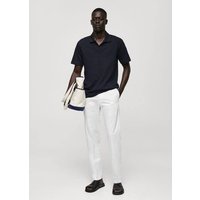 Geripptes Regular-Fit-Poloshirt aus Baumwolle Geripptes Regular-Fit-Poloshirt aus Baumwolle von mango man