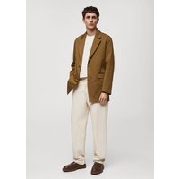 Relaxed Fit-Blazer aus Baumwolle von mango man