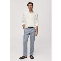 Relaxed-Fit-Hemd aus Leinen mit Tencel von mango man