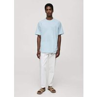 Relaxed Fit-T-Shirt aus Baumwolle von mango man