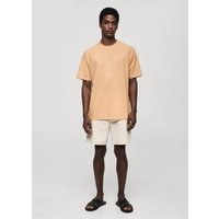 Relaxed Fit-T-Shirt aus Baumwolle von mango man