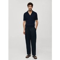 Rippstrick-Poloshirt Rippstrick-Poloshirt von mango man